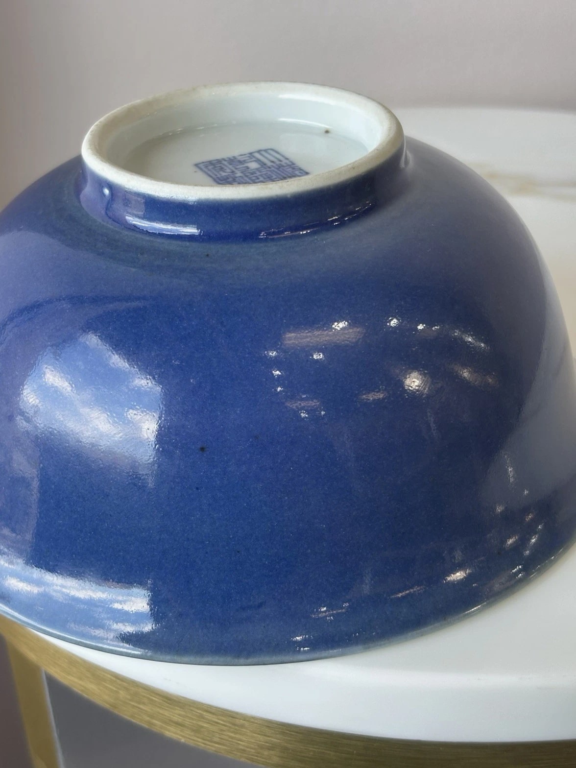 Qianlong Blue and White Porcelain Bowl 18th Century China Antique Original
