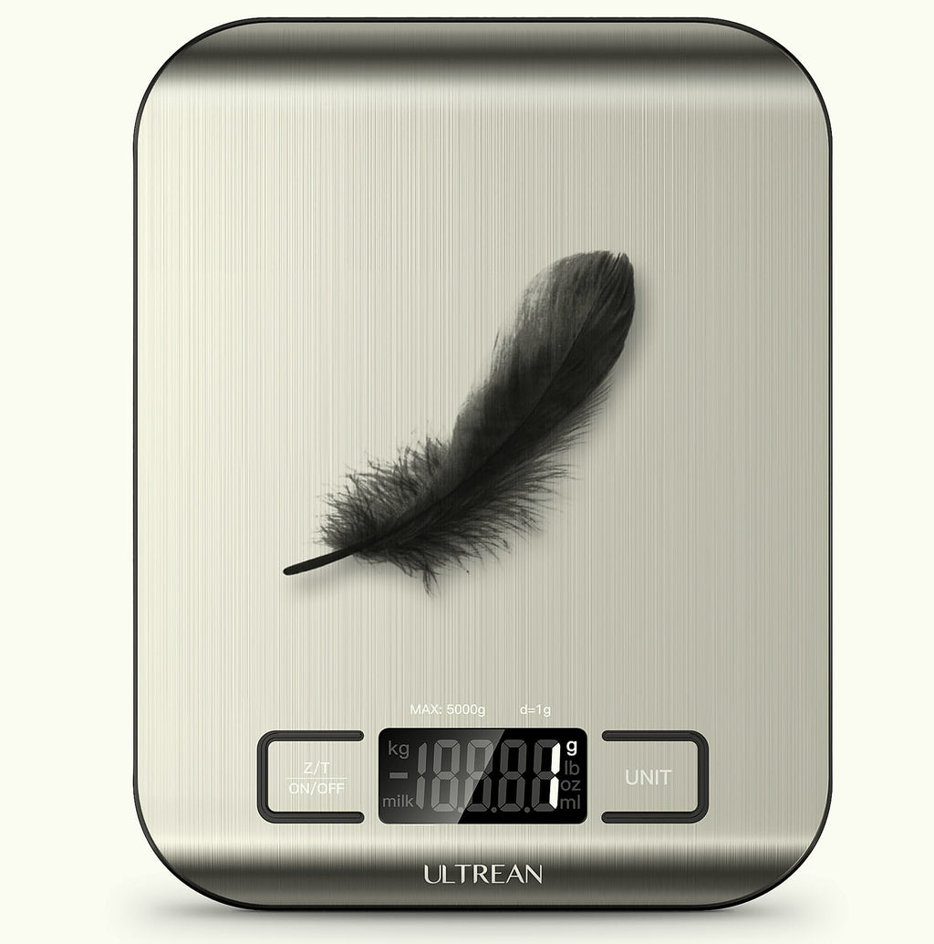 Ultrean Digital Kitchen Scale, 11lb Food Scale with LCD Display