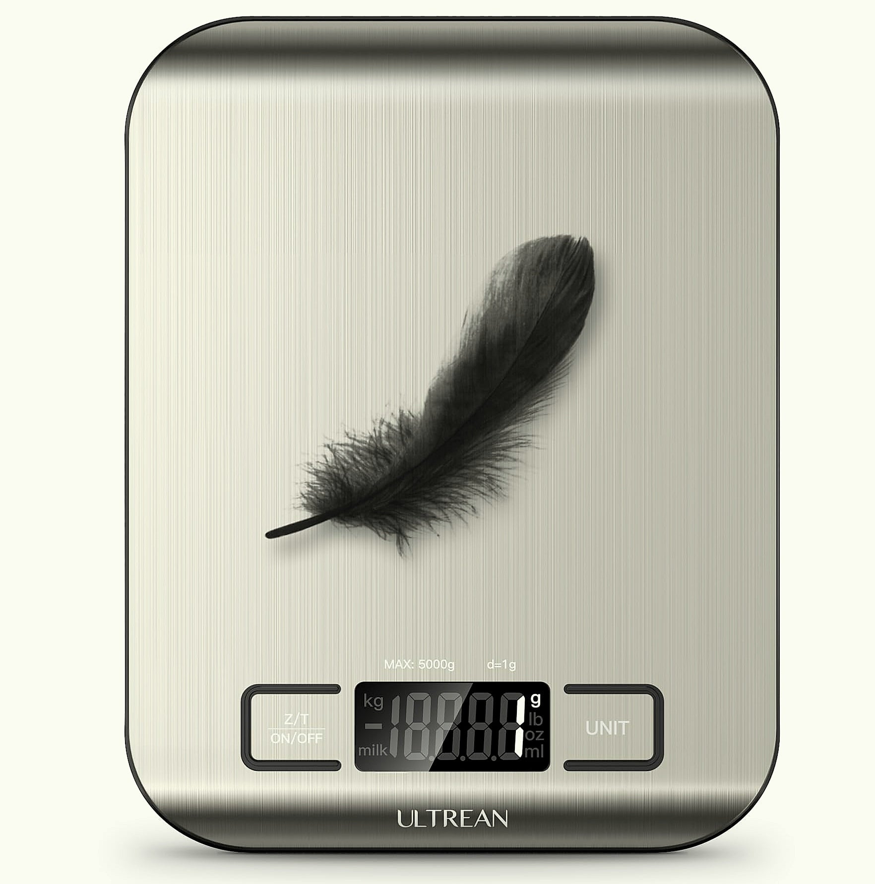 Ultrean Digital Kitchen Scale, 11lb Food Scale with LCD Display