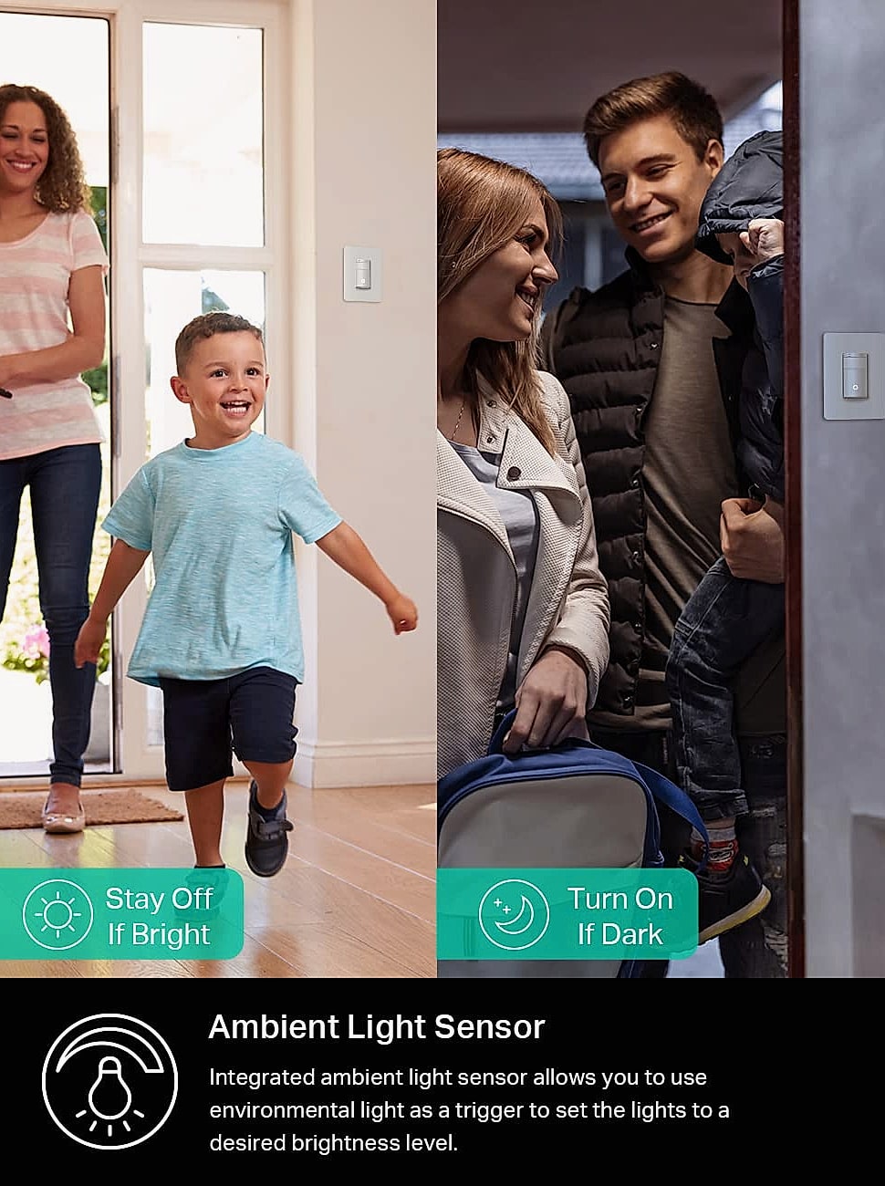 Kasa Smart Motion Sensor Dimmer Switch 2-Pack Wi-Fi