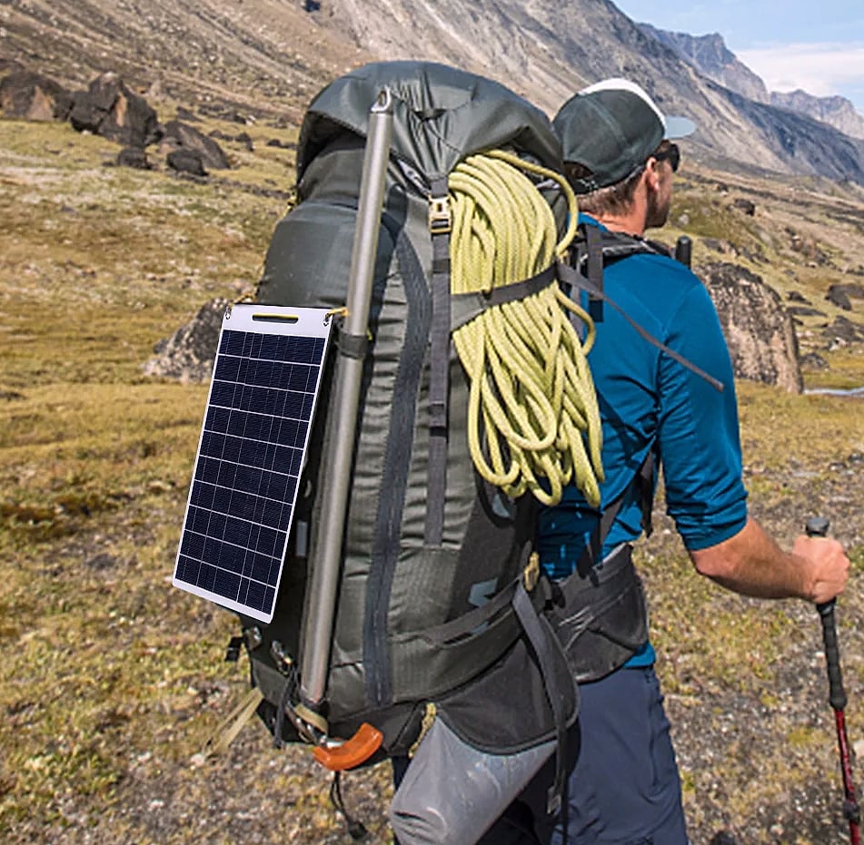 APWIKOGER 30W Solar Panel Portable 5V Phone Charger