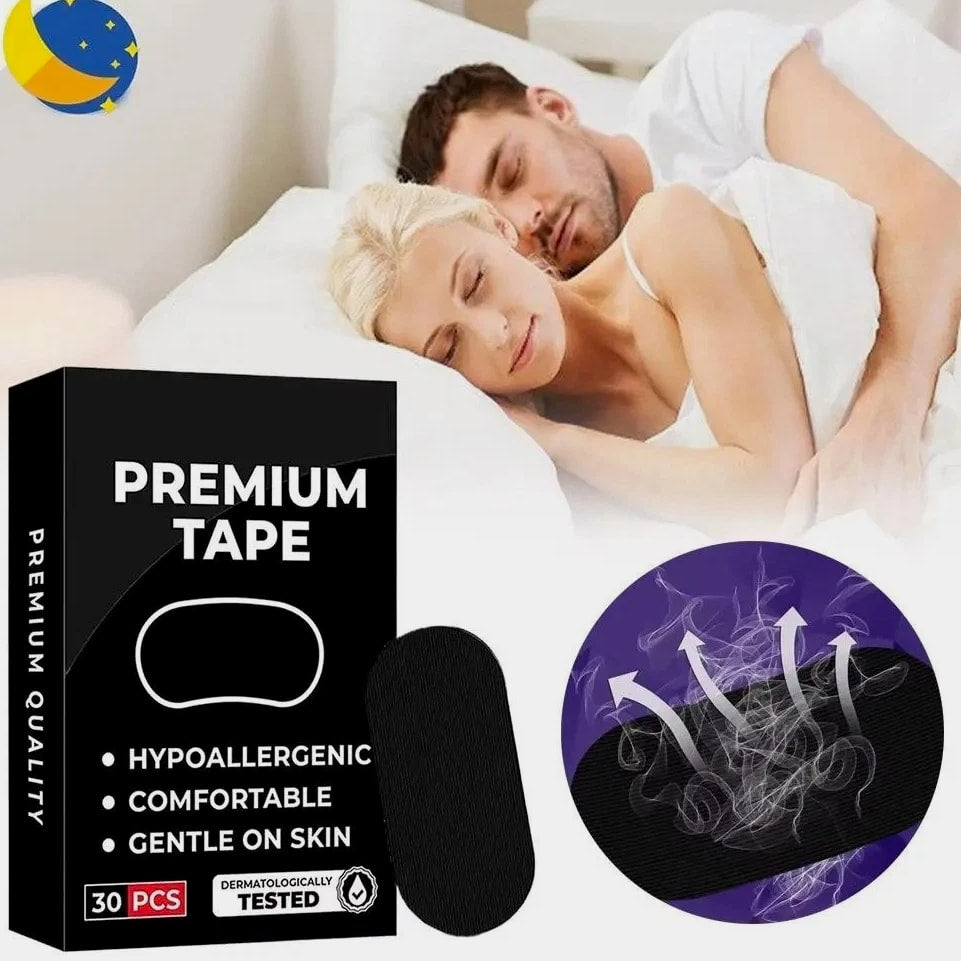 10 Pcs Anti Snore Mouth Breathing Tape For Better Sleep Nights Nasal Strips