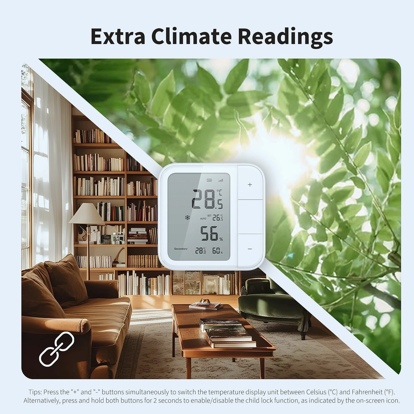 Aqara W100 Smart Climate Sensor with Thread, Zigbee, HVAC Control