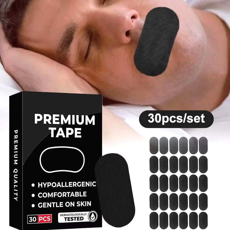 10 Pcs Anti Snore Mouth Breathing Tape For Better Sleep Nights Nasal Strips