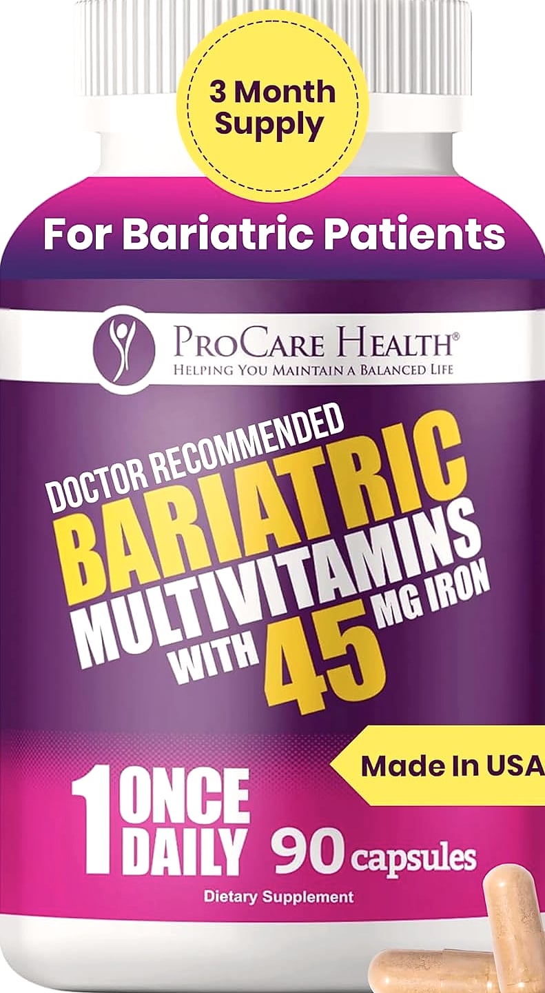 ProCare Health Bariatric Multivitamin 45mg Iron Once Daily