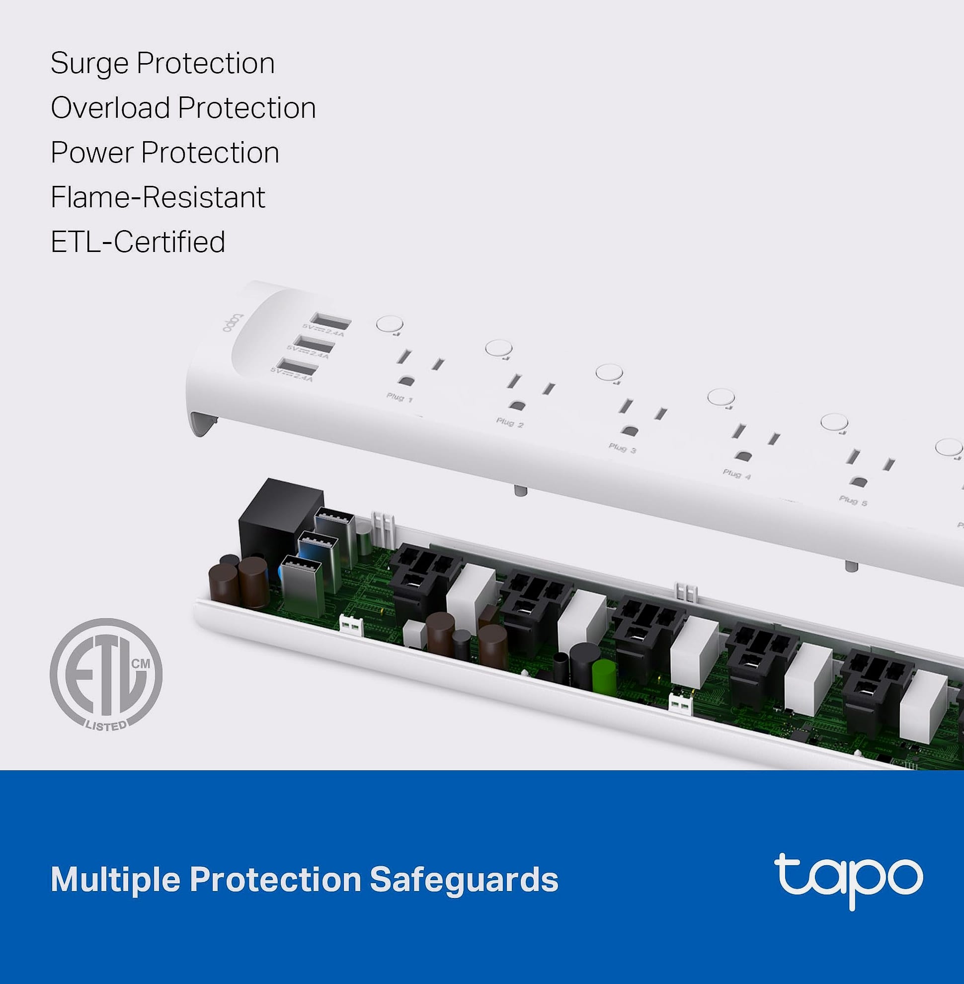 Tapo P316M Smart Power Strip with Energy Monitoring and Matter