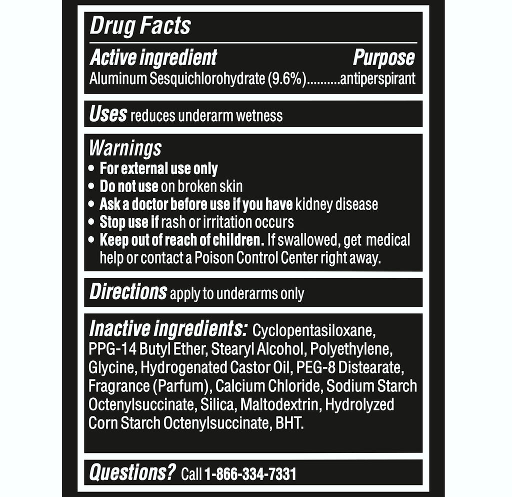 Degree Men UltraClear Black+White Antiperspirant, 72-Hour Protection, 2 Count