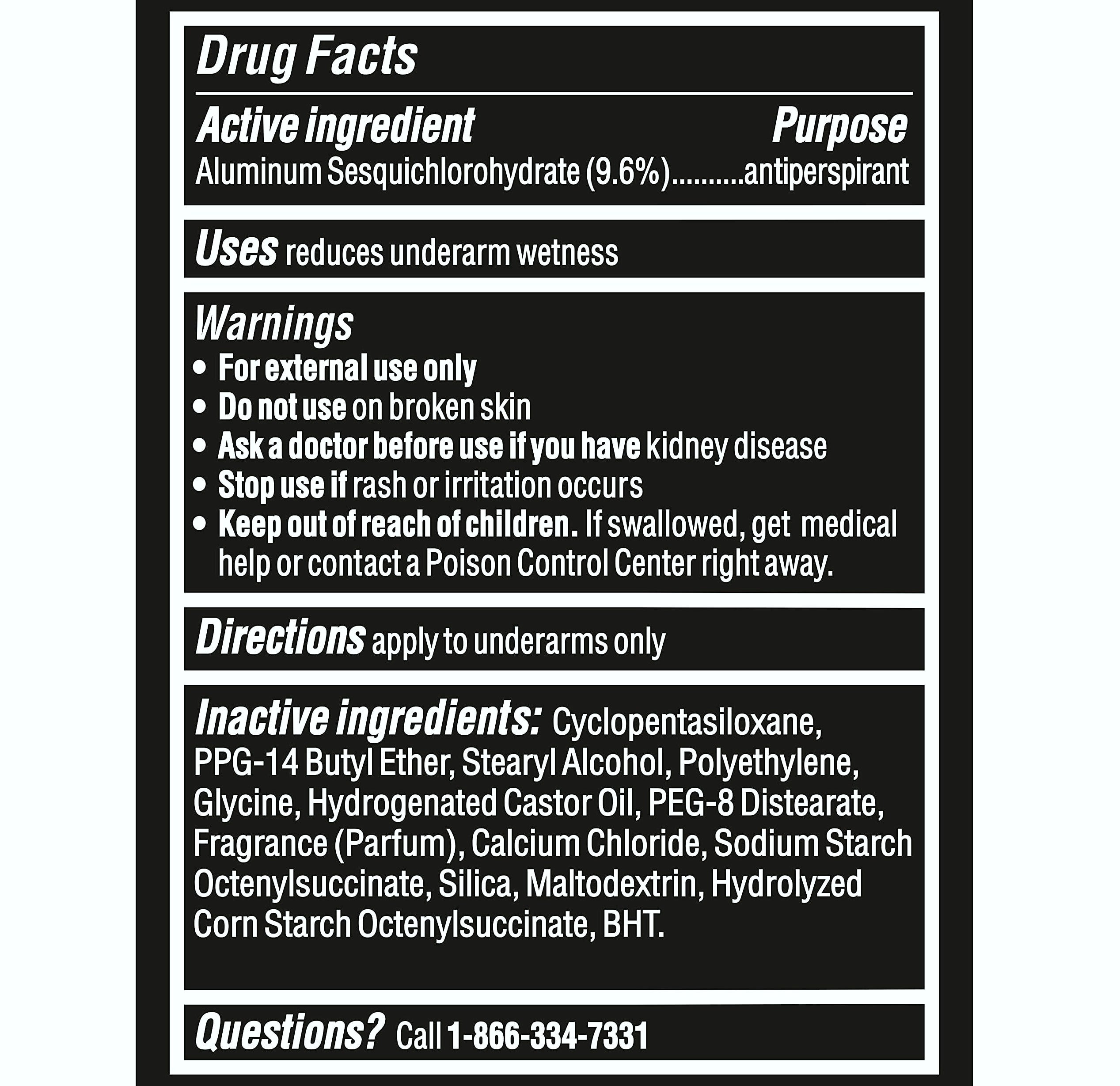 Degree Men UltraClear Black+White Antiperspirant, 72-Hour Protection, 2 Count