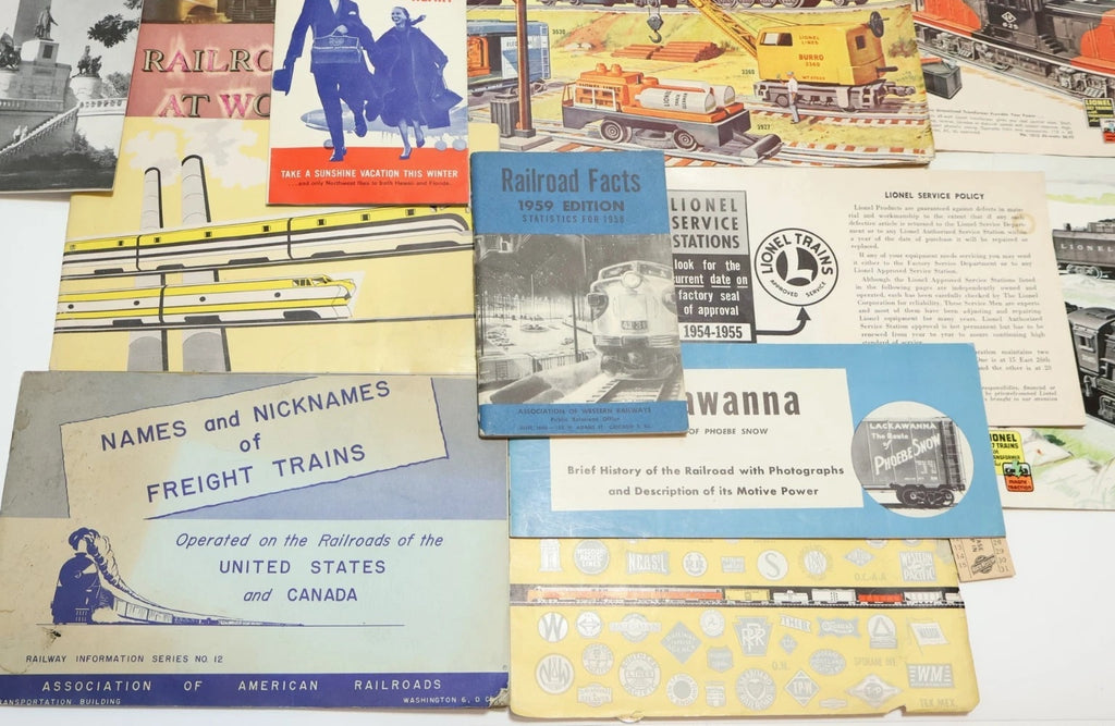 HUGE Lot of Misc. Manuals and Catalogs - Trains and Model Trains