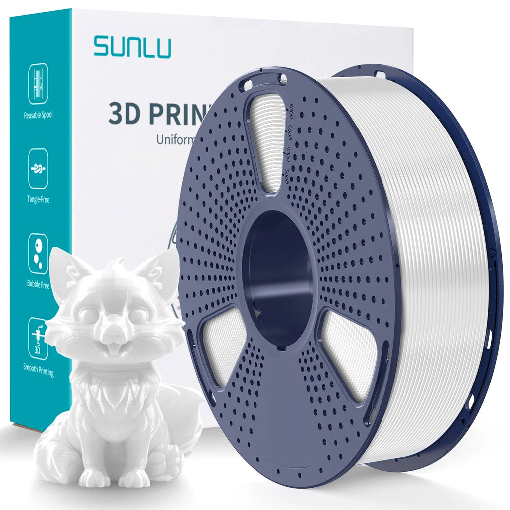 SUNLU 10×1KG 1.75MM PETG Filament High toughness 3D Printer Consumables