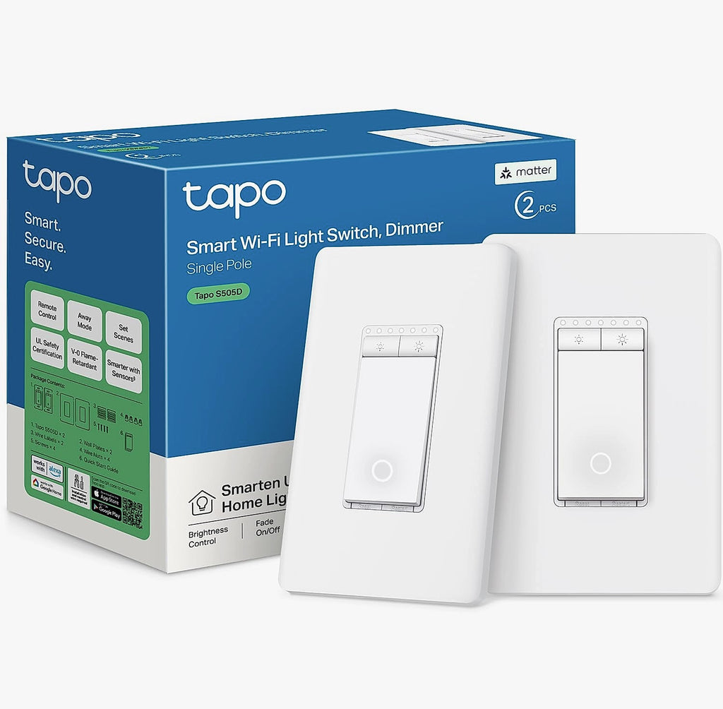 TP-Link Tapo S505 Matter Smart Light Switch 2-Pack
