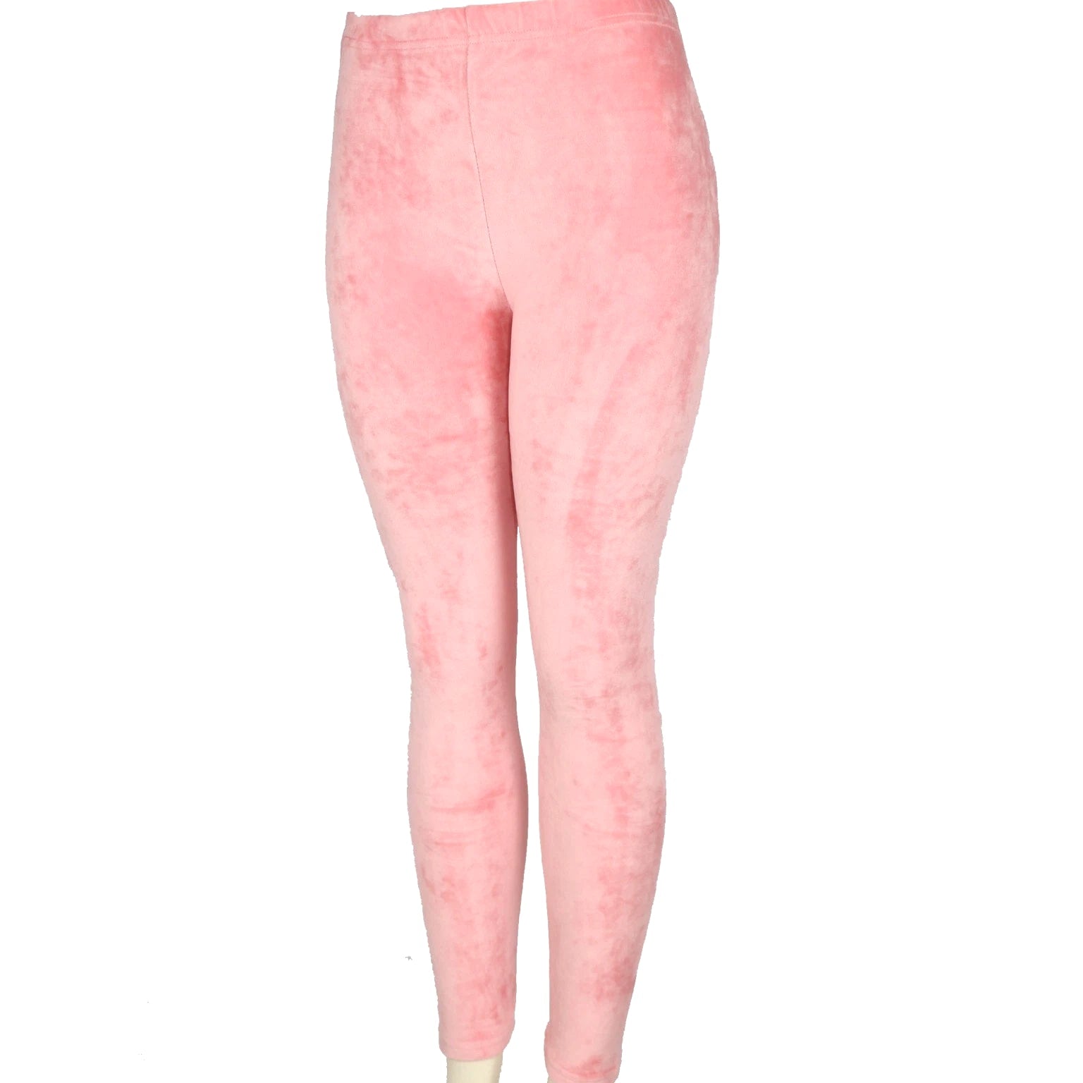 Women Slim Fit Velvet Velour Punk High Waist Sexy Leggings - S M L
