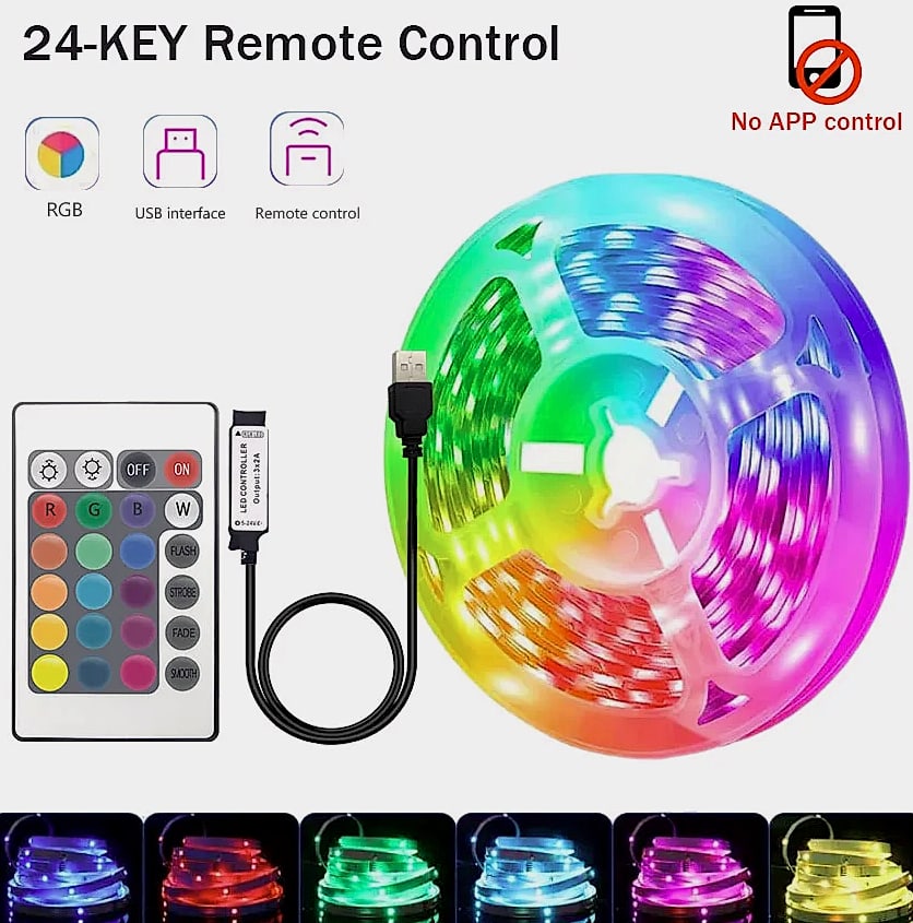 GBKOF RGB LED Strip Lights 5M 10M 20M 30M App Control