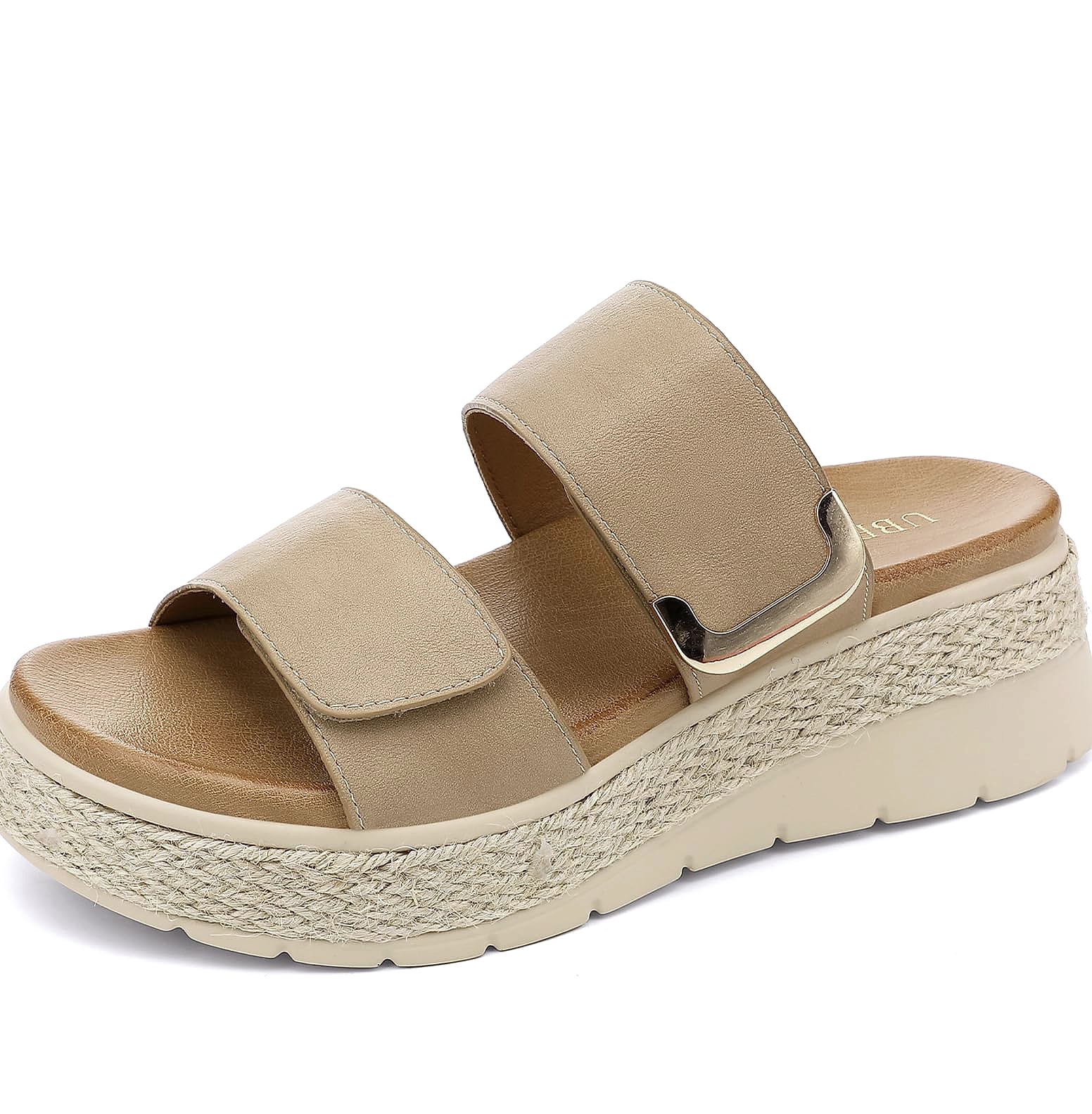 UBFEN Womens Platform Wedge Sandals with Orthopedic Support