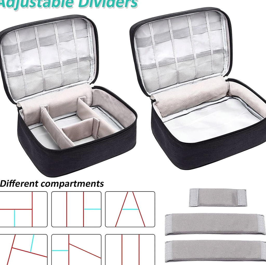 Portable Electronic Organizer Travel Cable Storage Bag Cord Case Accessories US