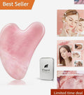 Genuine Rose Quartz Gua Sha Tool - Enhance Your Beauty Ritual With Ease