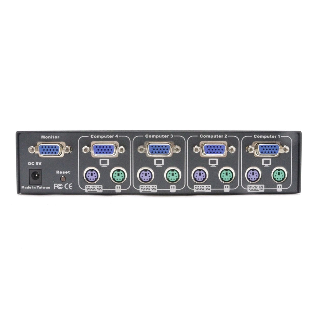 PORT AUTHORITY CABLES TO GO 4-PORT KVM SWITCH FOR MOUSE AND KEYBOARD HUB 29521