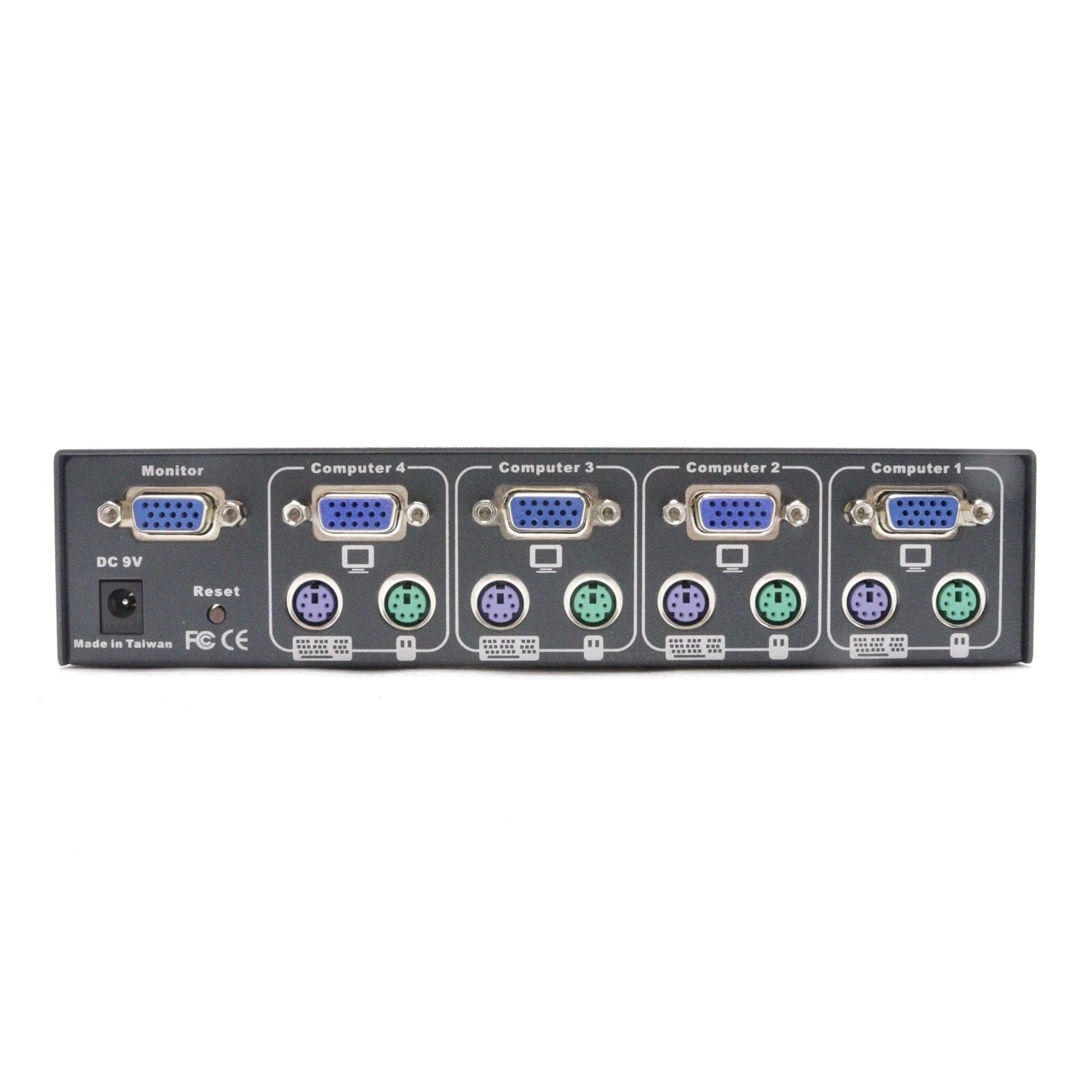 PORT AUTHORITY CABLES TO GO 4-PORT KVM SWITCH FOR MOUSE AND KEYBOARD HUB 29521