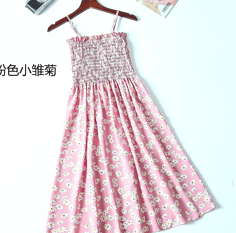 XIBUSANA Chiffon Mini Dress Sleeveless High Waist Summer