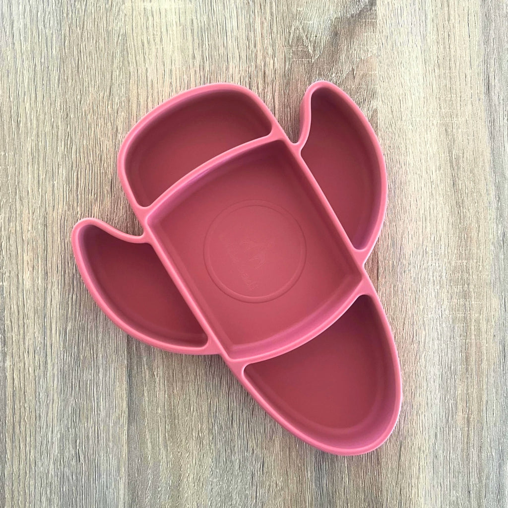 Liitle Sadi Silicone Airplane Toddler Plate, BPA-Free, Baby Plate, Baby Dish.