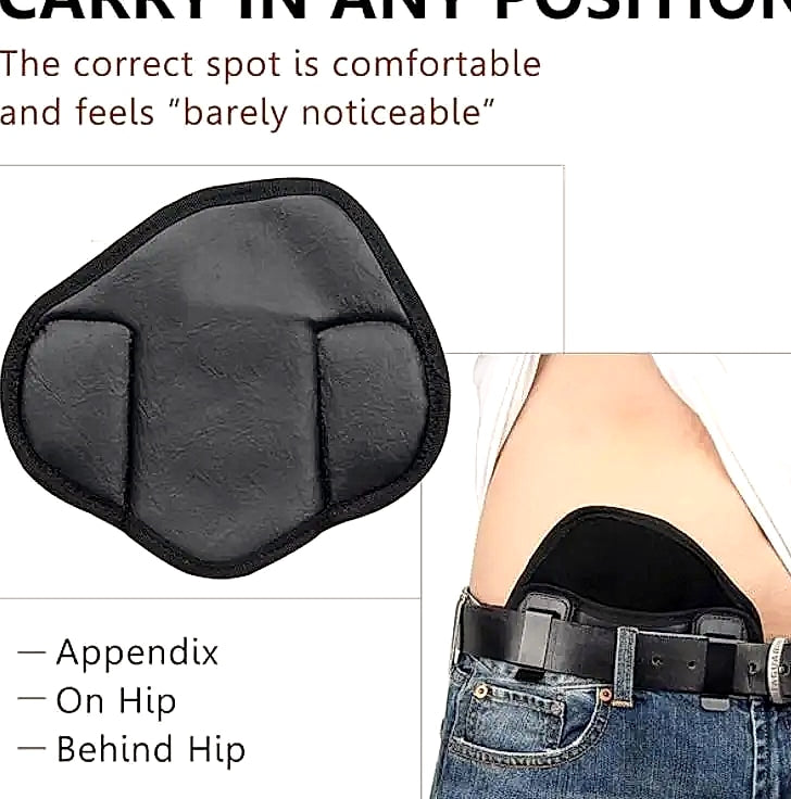 PU Leather Concealed Gun Holster for Glock 17 19 1911