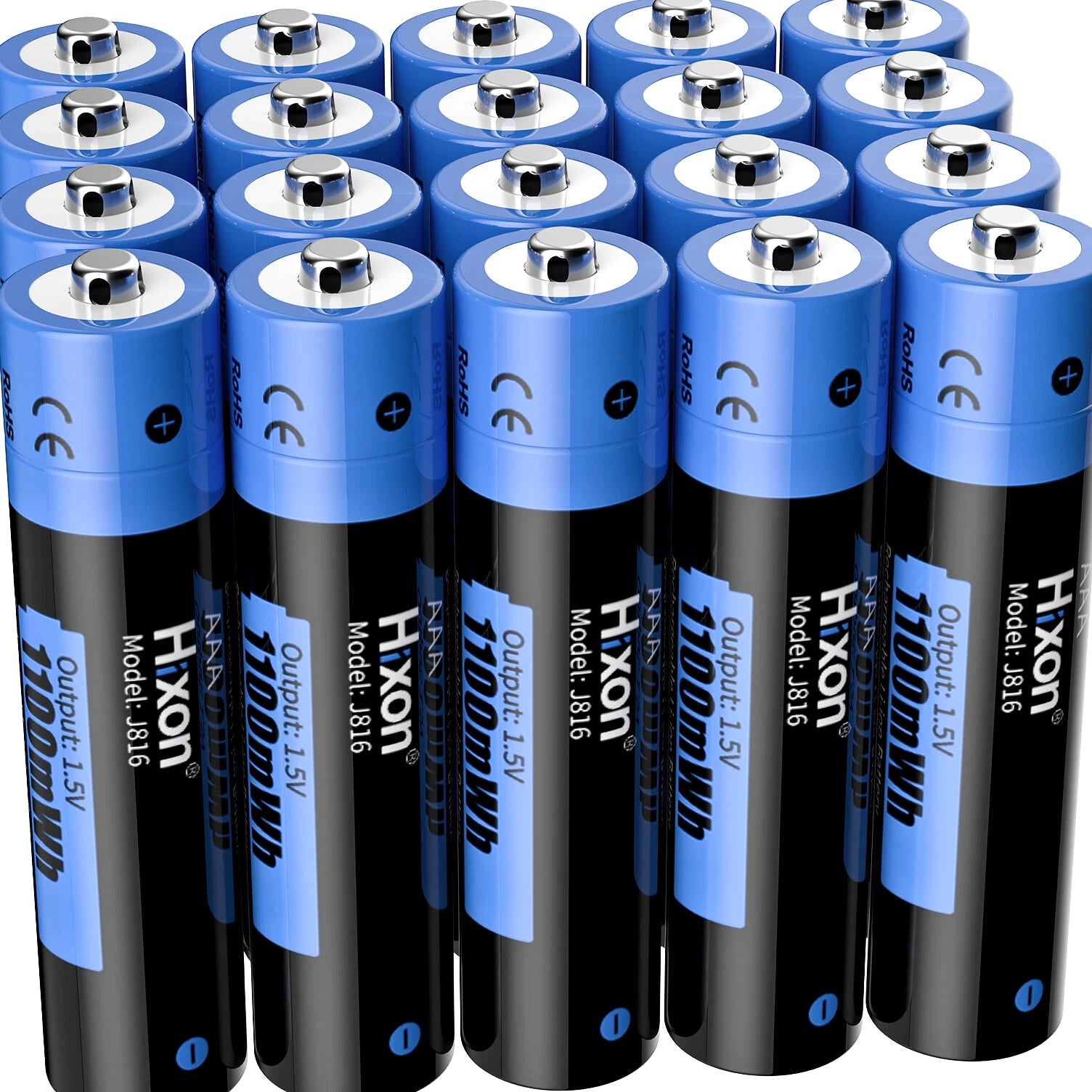 1100mWh Hixon AAA 1.5V Lithium Rechargeable Batteries &Charger High Quality LOT