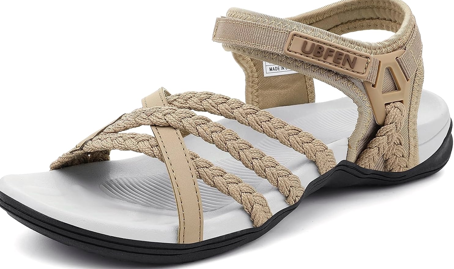 UBFEN Women's Hiking Sandals with Arch Support Water