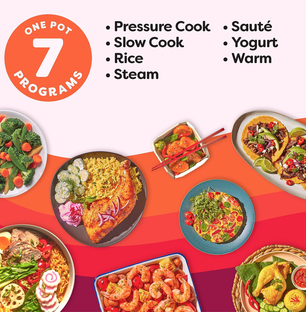 Instant Pot Rio Mini 4QT 7-in-1 Multi-Cooker, Black