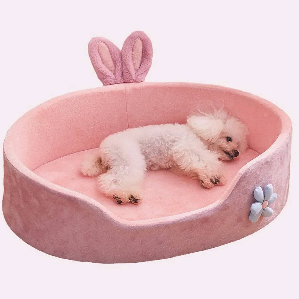 Soft Detachable Pet Bed for Dogs and Cats, Washable