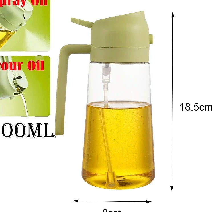DIAMRI 2-in-1 Oil Sprayer and Dispenser Bottle