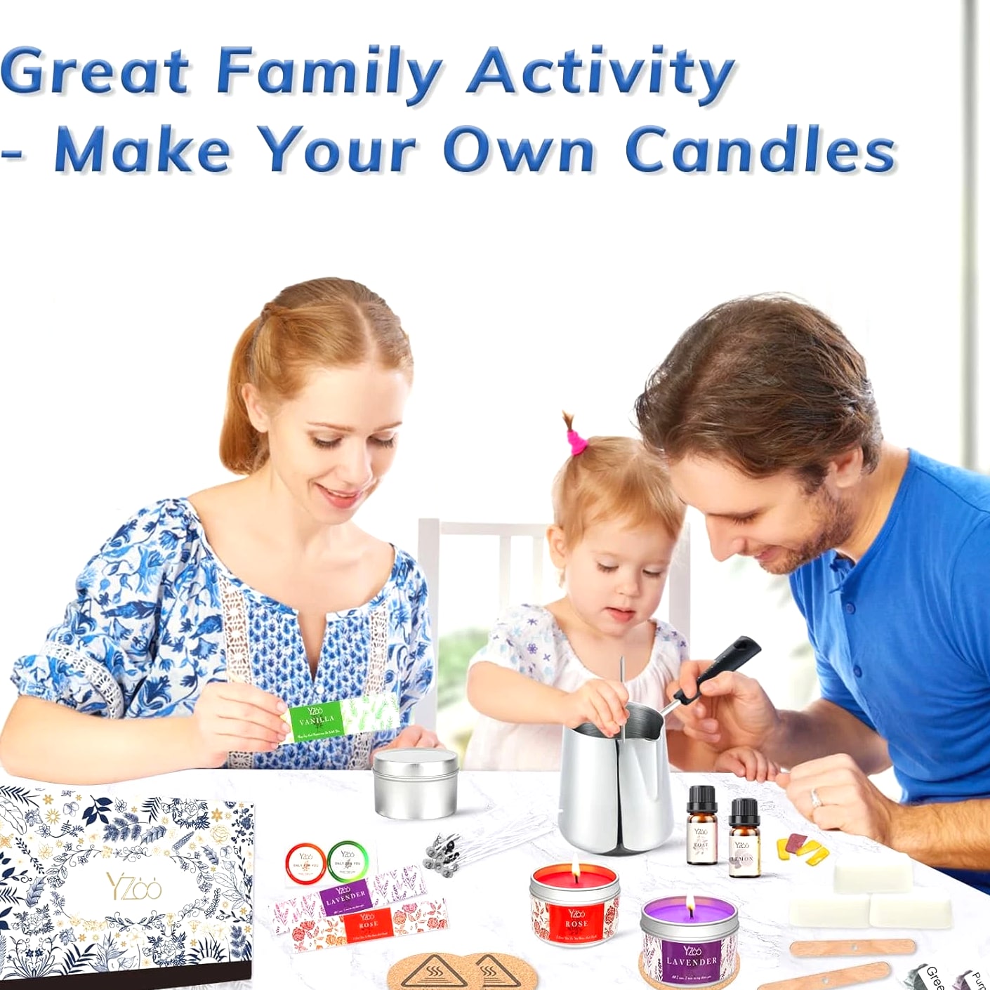 Complete Candle Making Kits for Adults & Beginners, DIY Candle Making Supplies Inc