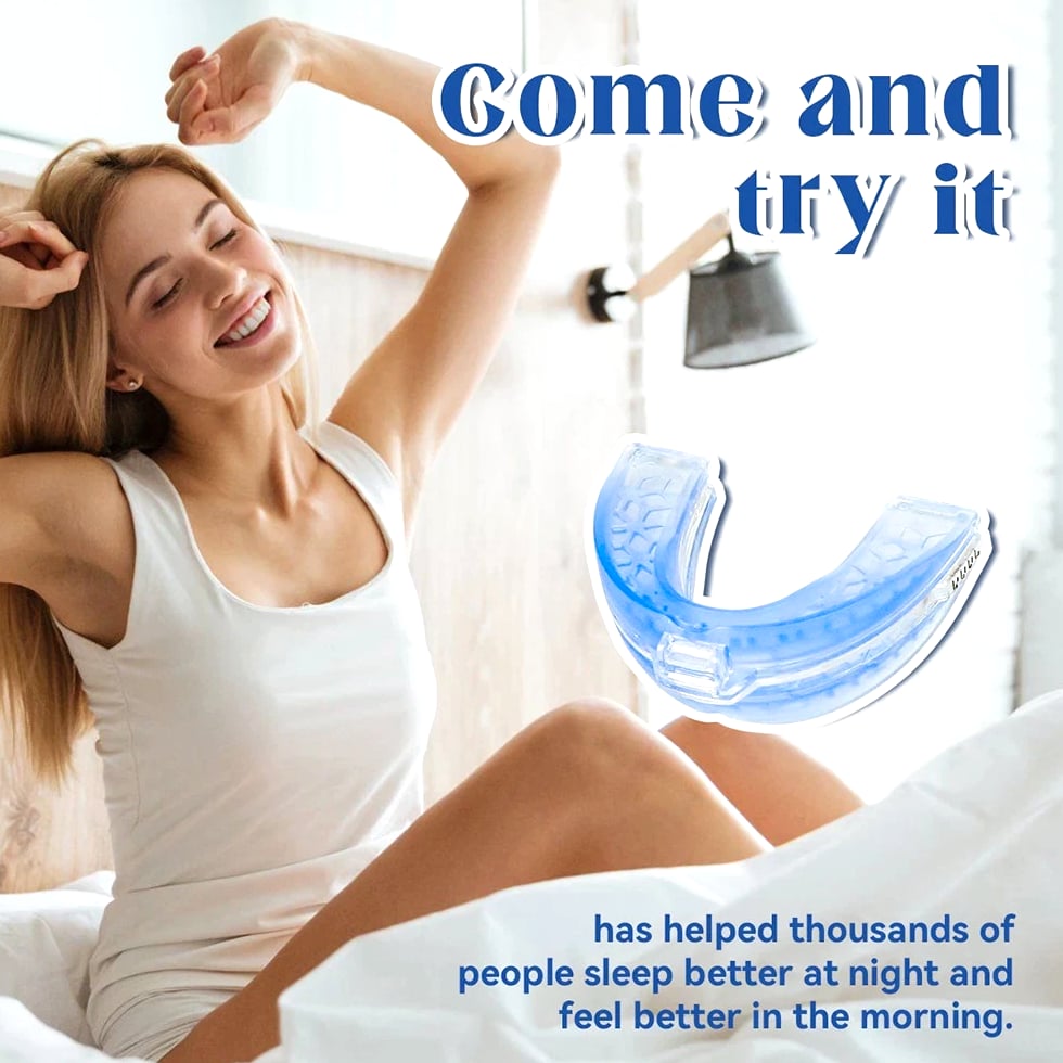 Adjustable Anti Snoring Bruxism Mouth Guard AntiSnoring Mouthpiece Improve Sleep