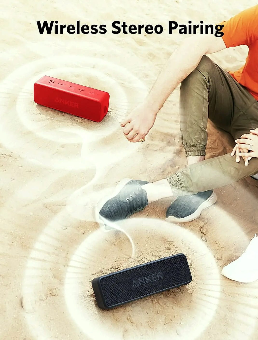 Soundcore 2 Portable Bluetooth Speaker, IPX7 Waterproof