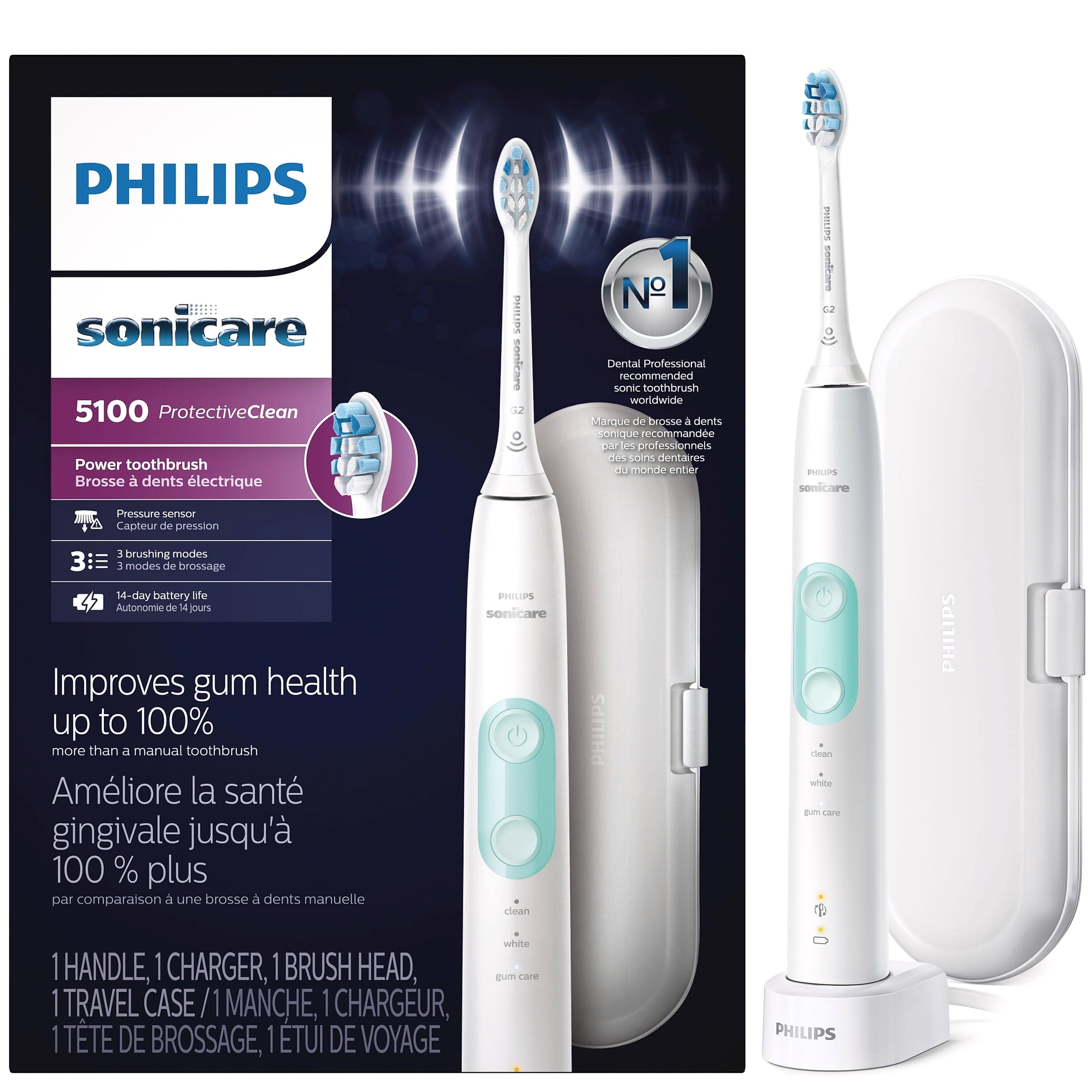 Philips Sonicare ProtectiveClean 5100 Rechargeable Toothbrush