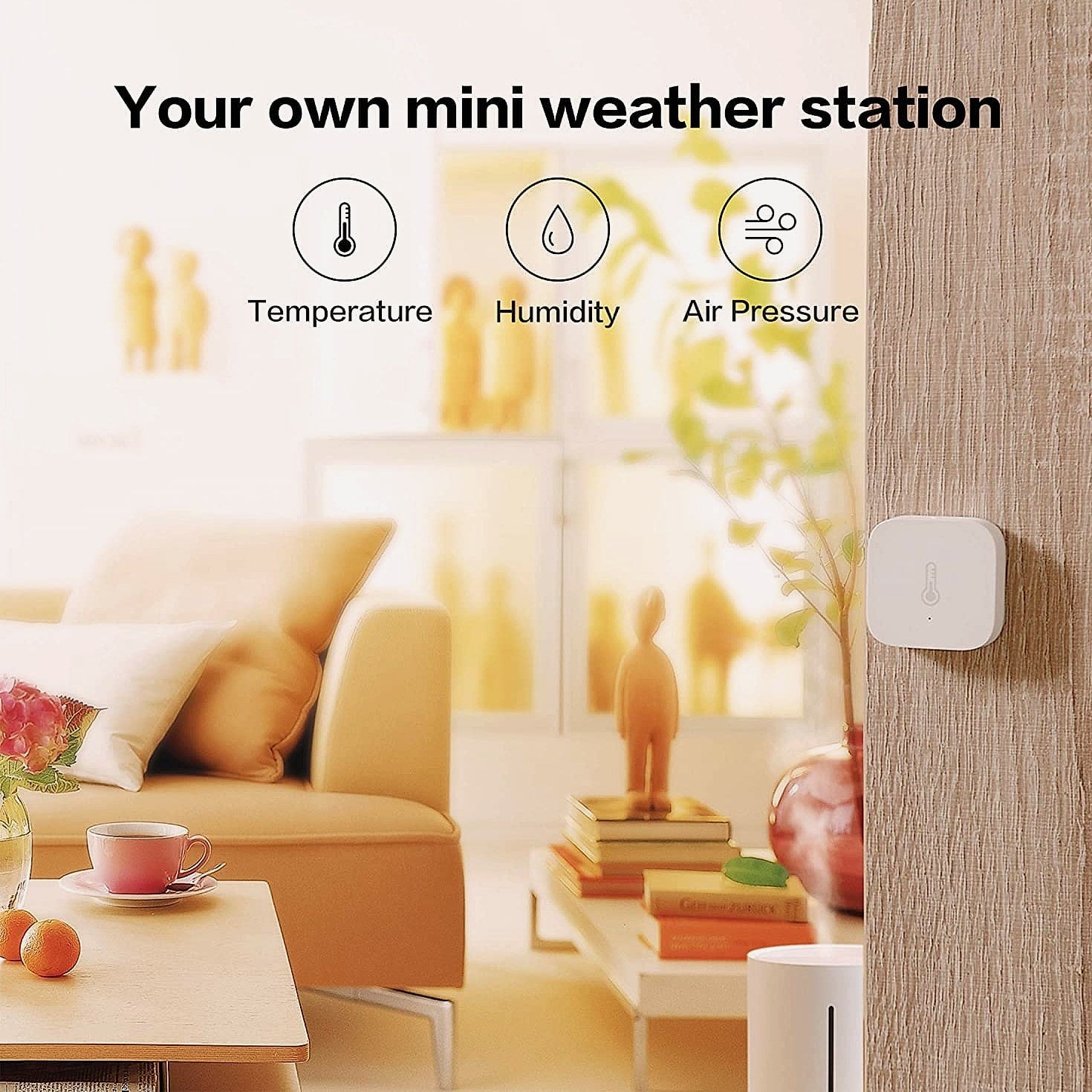 Aqara M100 Zigbee Hub with 3 Temperature Humidity Sensors
