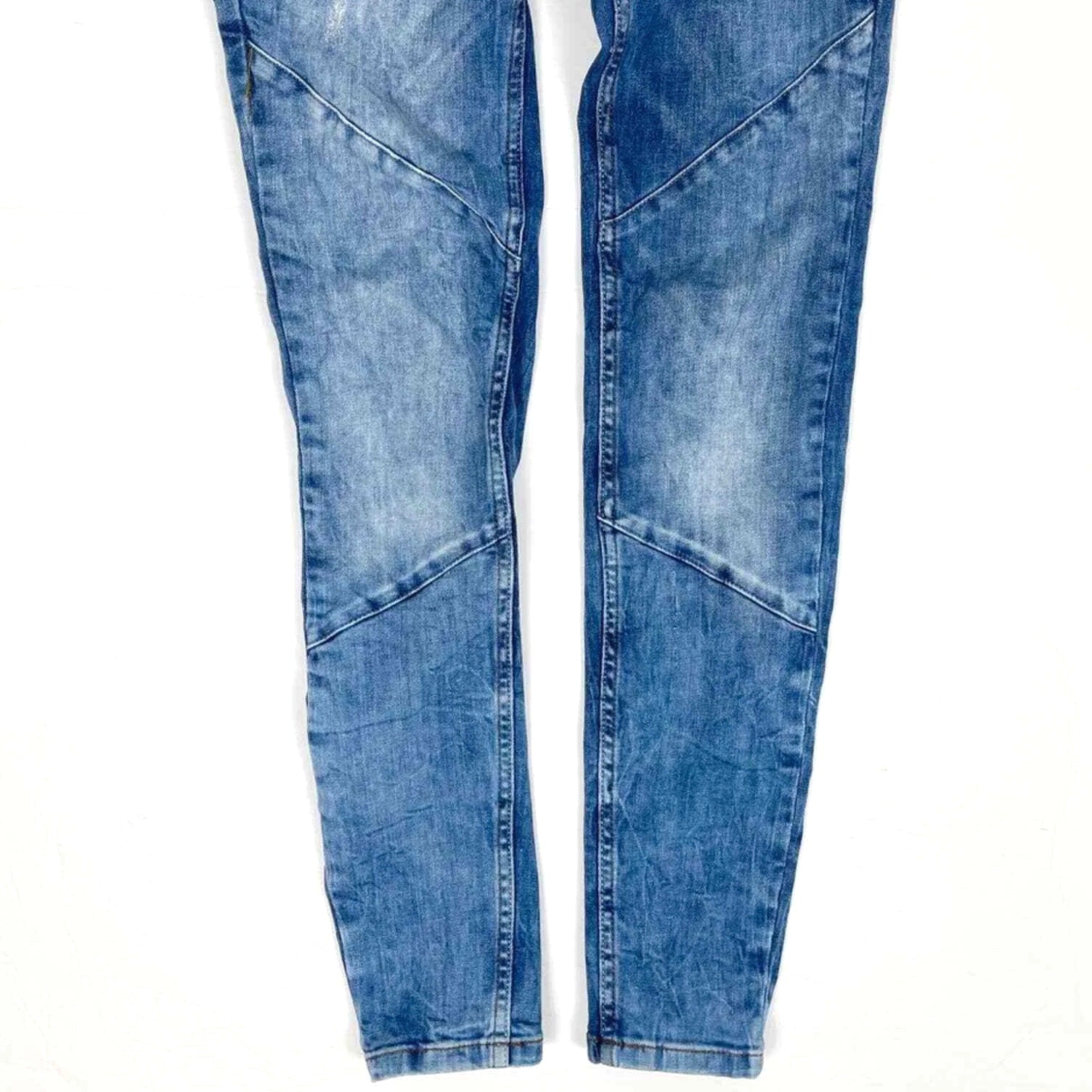 Zara Trafaluc Blue Denim Skinny Jeans 6