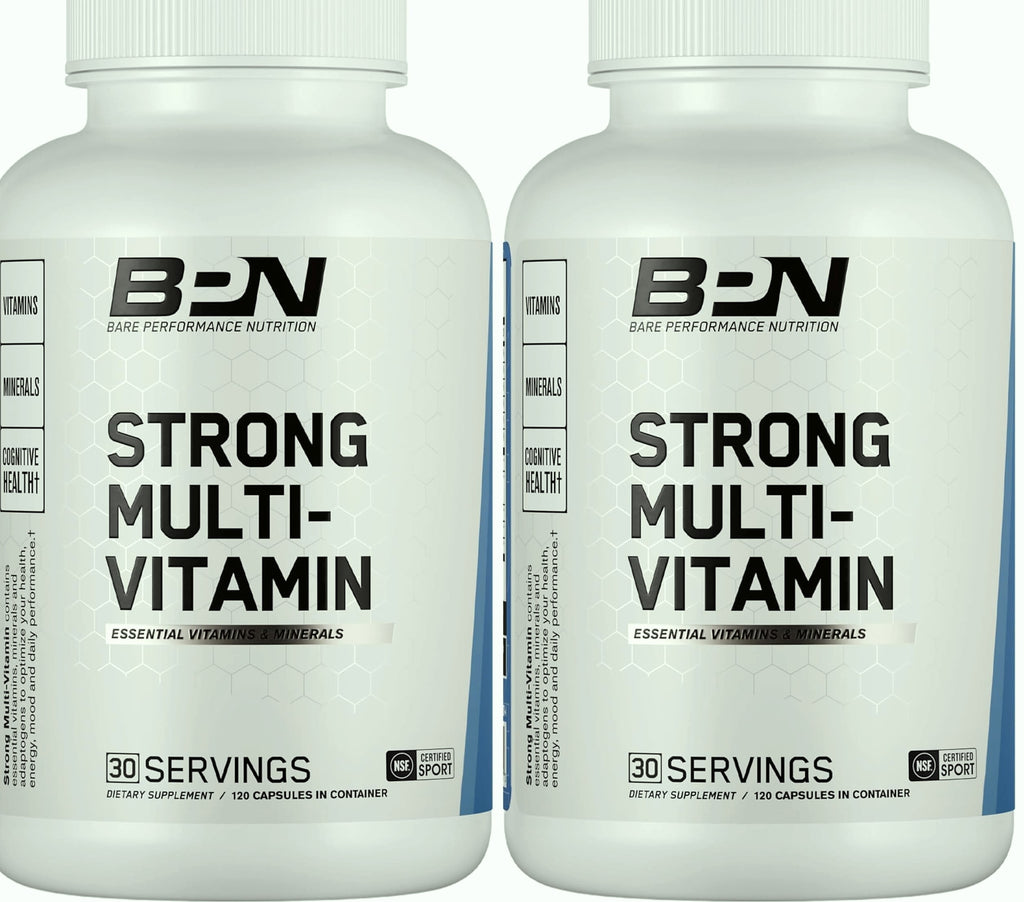 Bare Performance Nutrition Strong Multi-Vitamin with Adaptogens