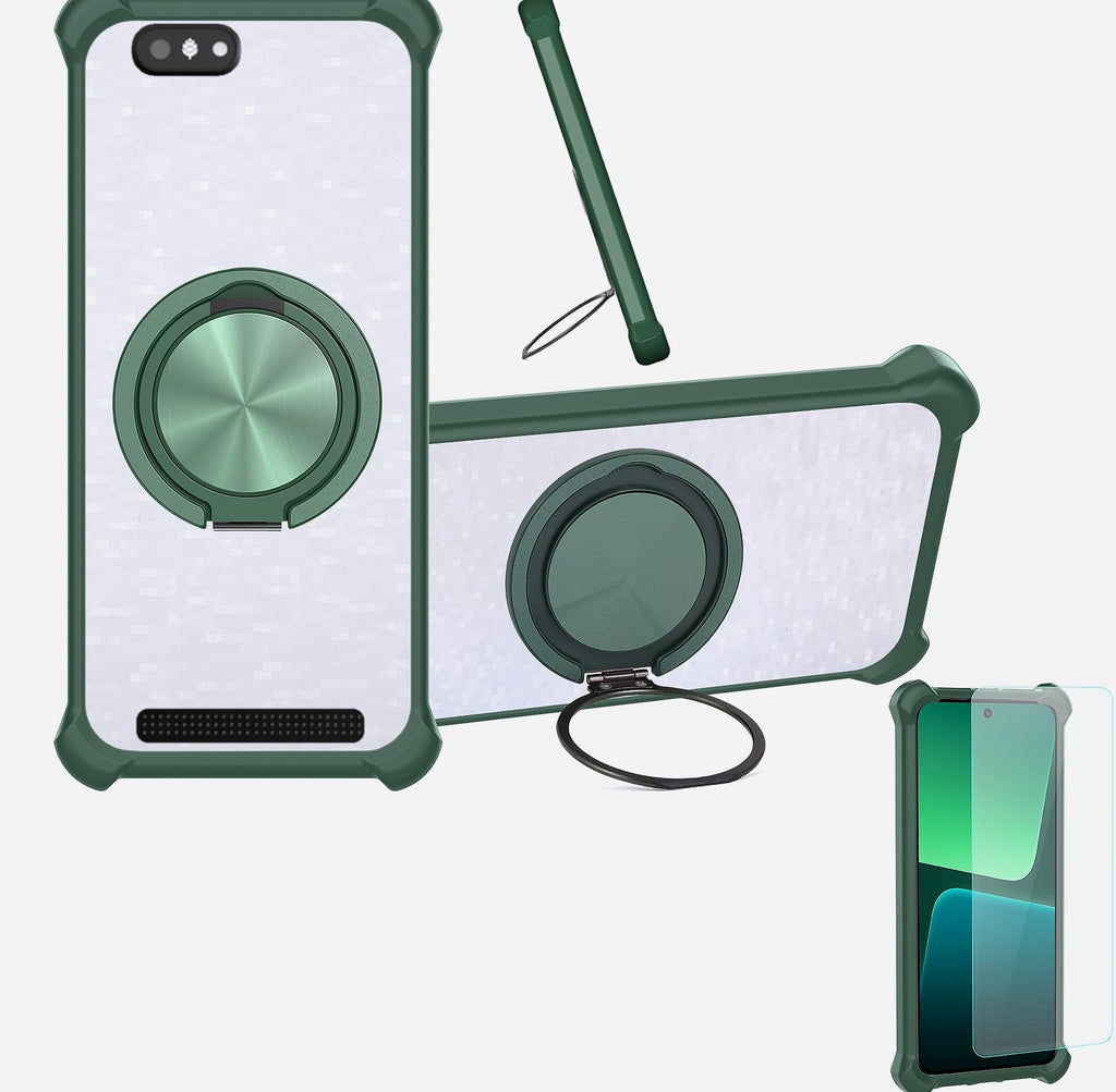 jioeuinly CX-04-LV Pinephone Linux Case with Ring Stand