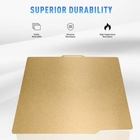 A1 Build Plate, Double-Sided Gold PEI Sheet x1 Bed Plate, 3D Printer
