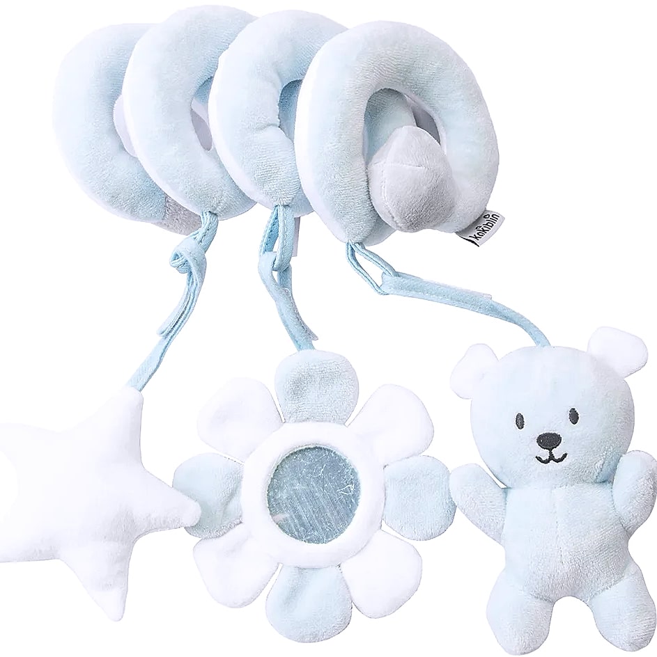 QWZ Infant Spiral Activity Hanging Toys for Car Seat Stroller Crib
