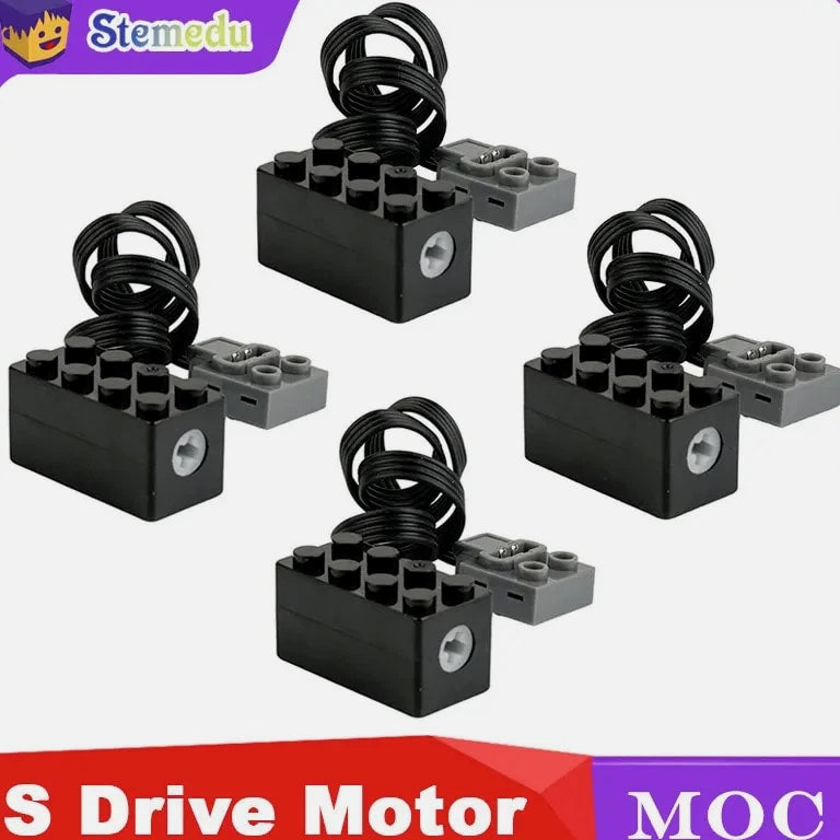 MOC S-Drive Motor Slow Speed Torque Tech Power Functions Motor Power Pack Modified