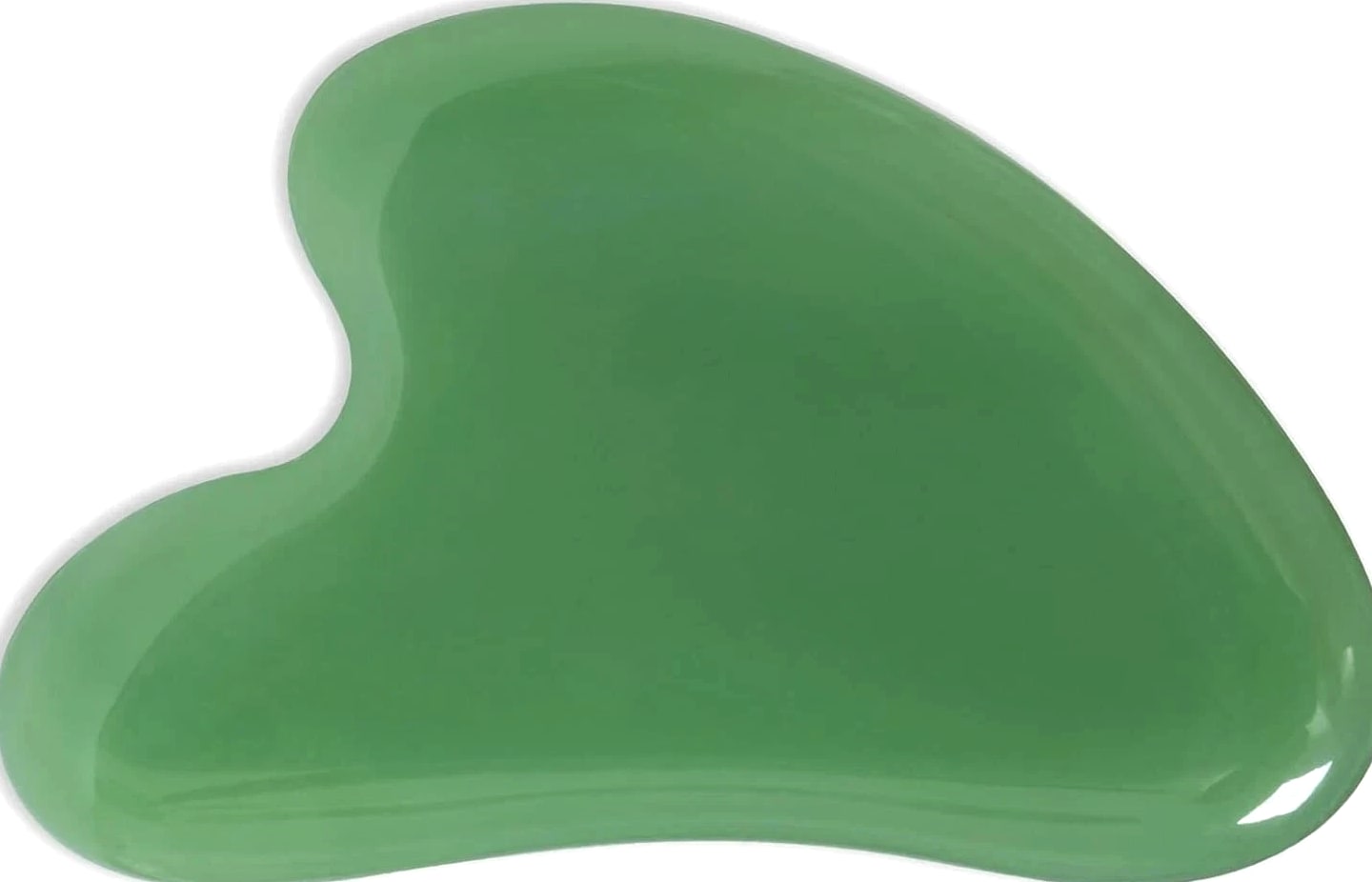 Gua Sha Jade Stone Massage Tool, Guasha Scraping Device for Face and Body Skin