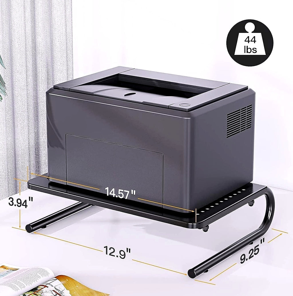 HUANUO Monitor Riser Desk Organizer with Vented Laptop Shelf