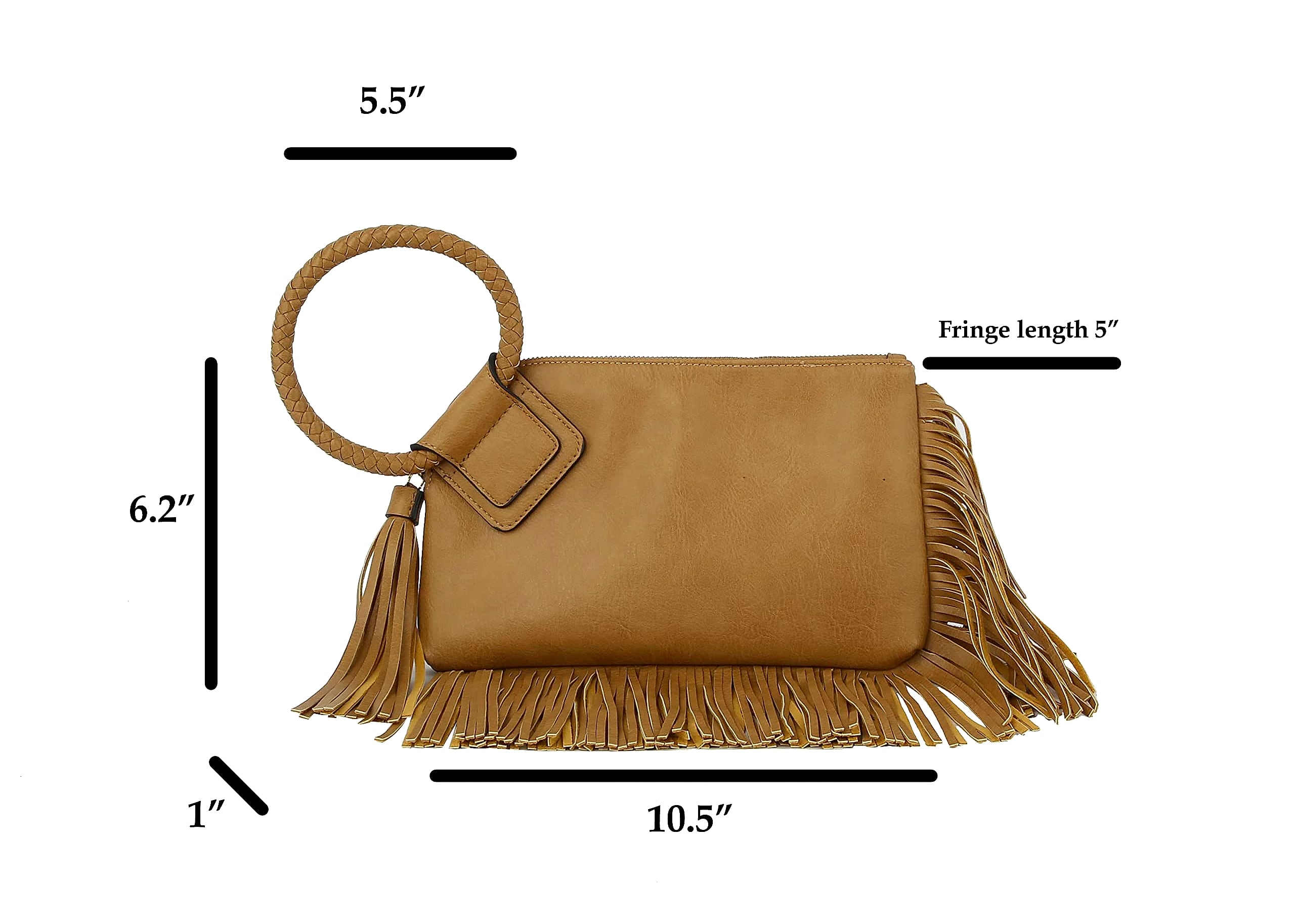 Handbag Republic Metro Muse Vegan Leather Clutch Wristlet Wallet