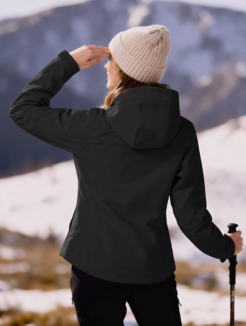 Free Soldier Women's Waterproof Softshell Jacket with Hood