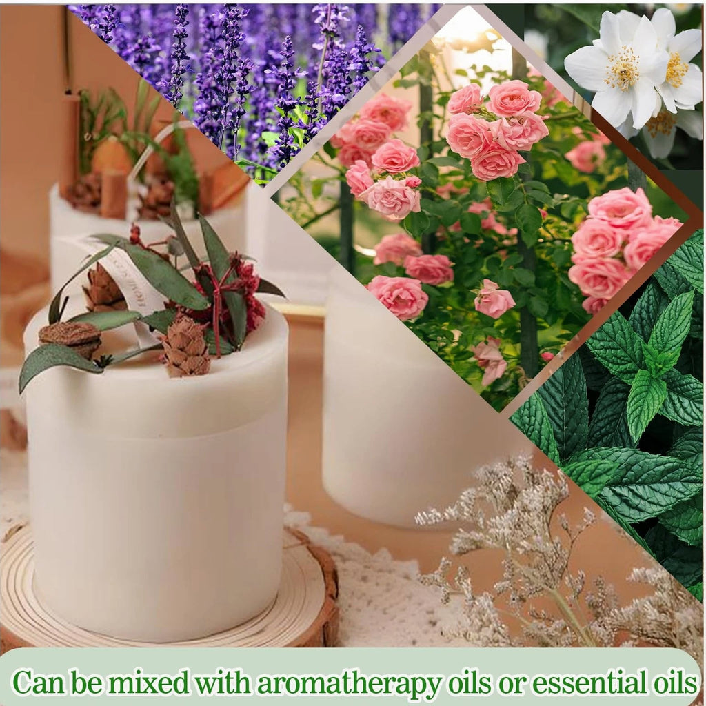 Nature Soy Wax Flakes - DIY Pure Candle Making Soy Wax, Soy Wax Bulk, DIY Soy Candle