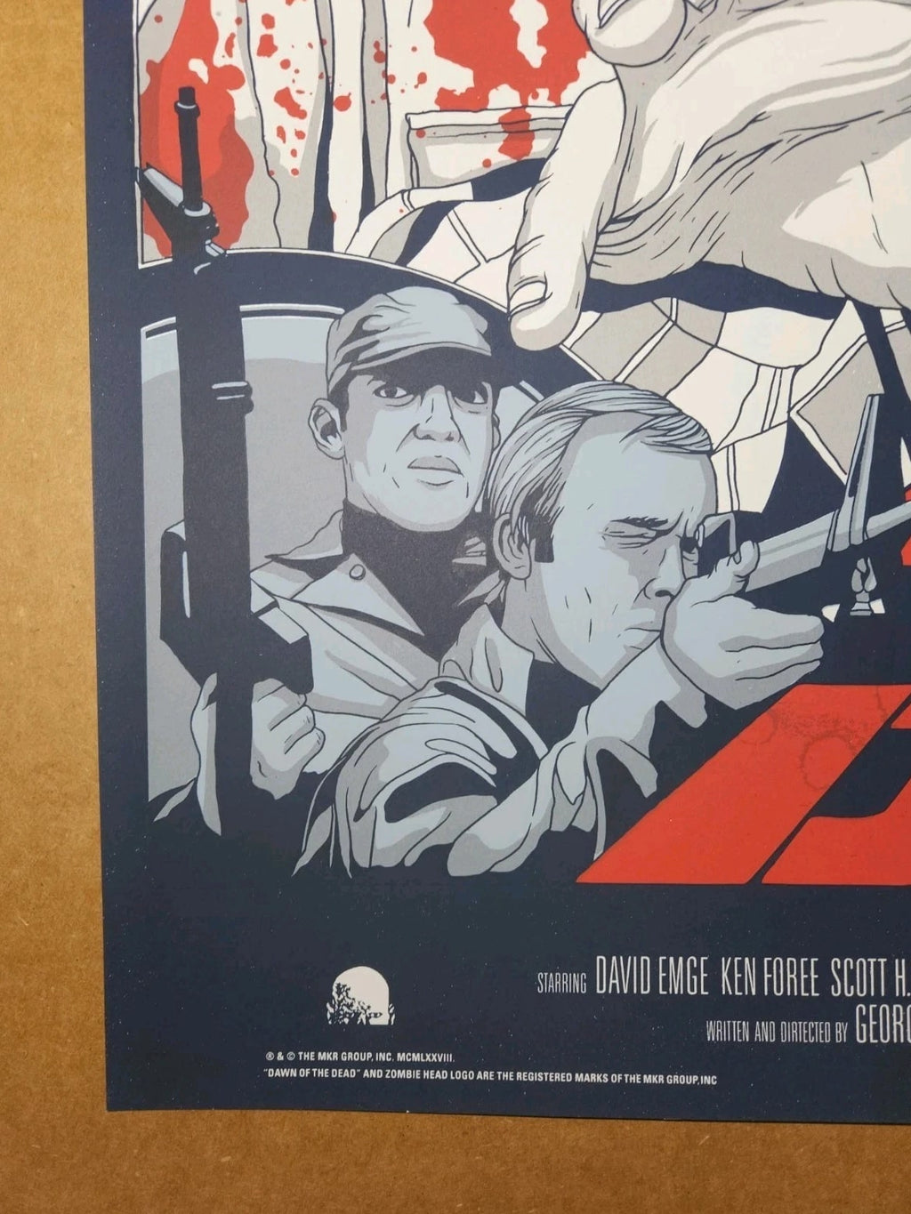 DAWN OF THE DEAD by Jeff Proctor Movie Poster Print Mondo #58/750 Near MINT