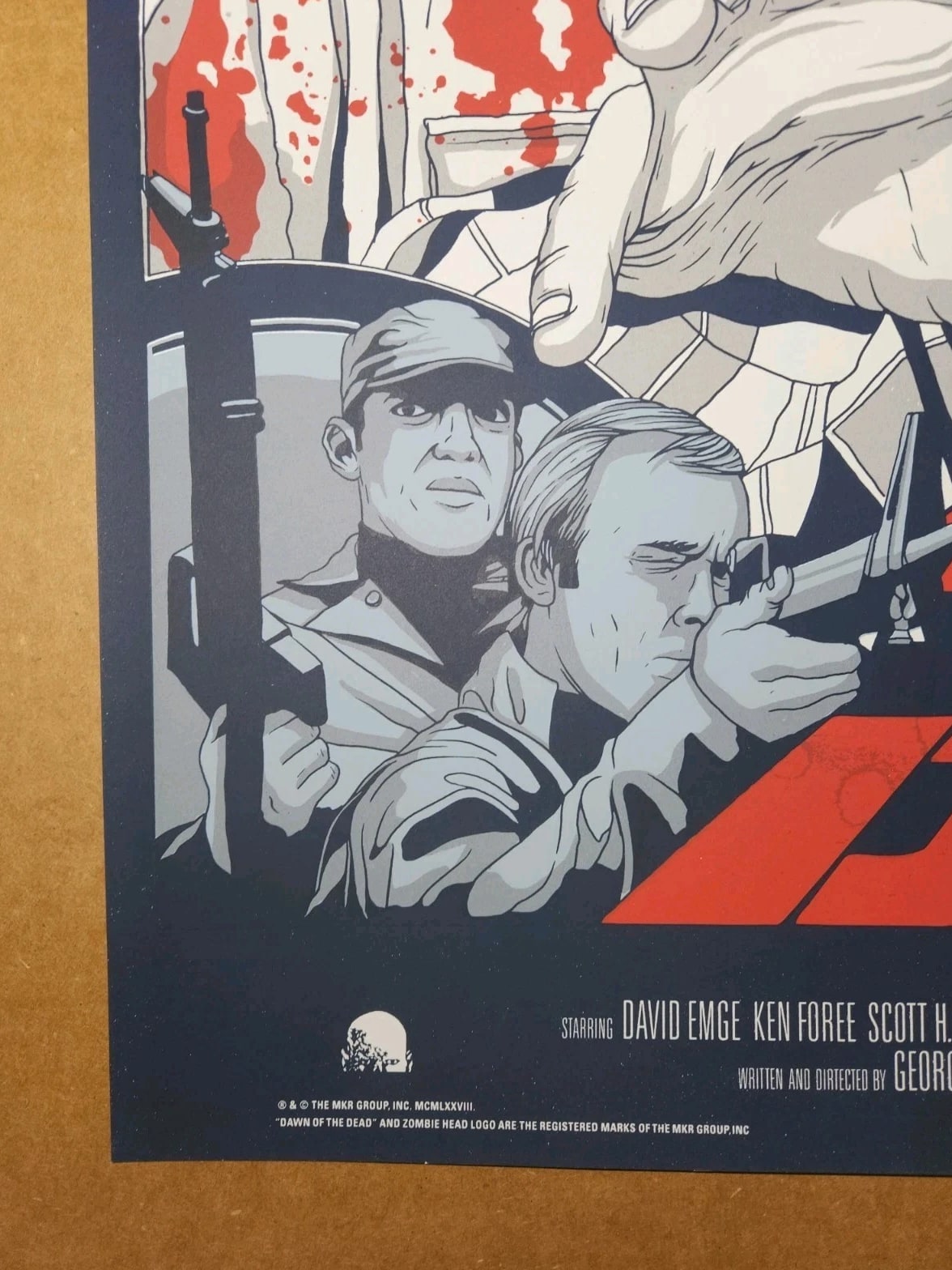 DAWN OF THE DEAD by Jeff Proctor Movie Poster Print Mondo #58/750 Near MINT