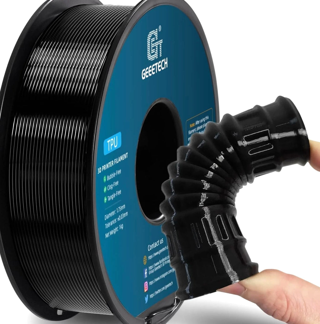 Flexible 3D Printer Filament with High Elasticity TPU