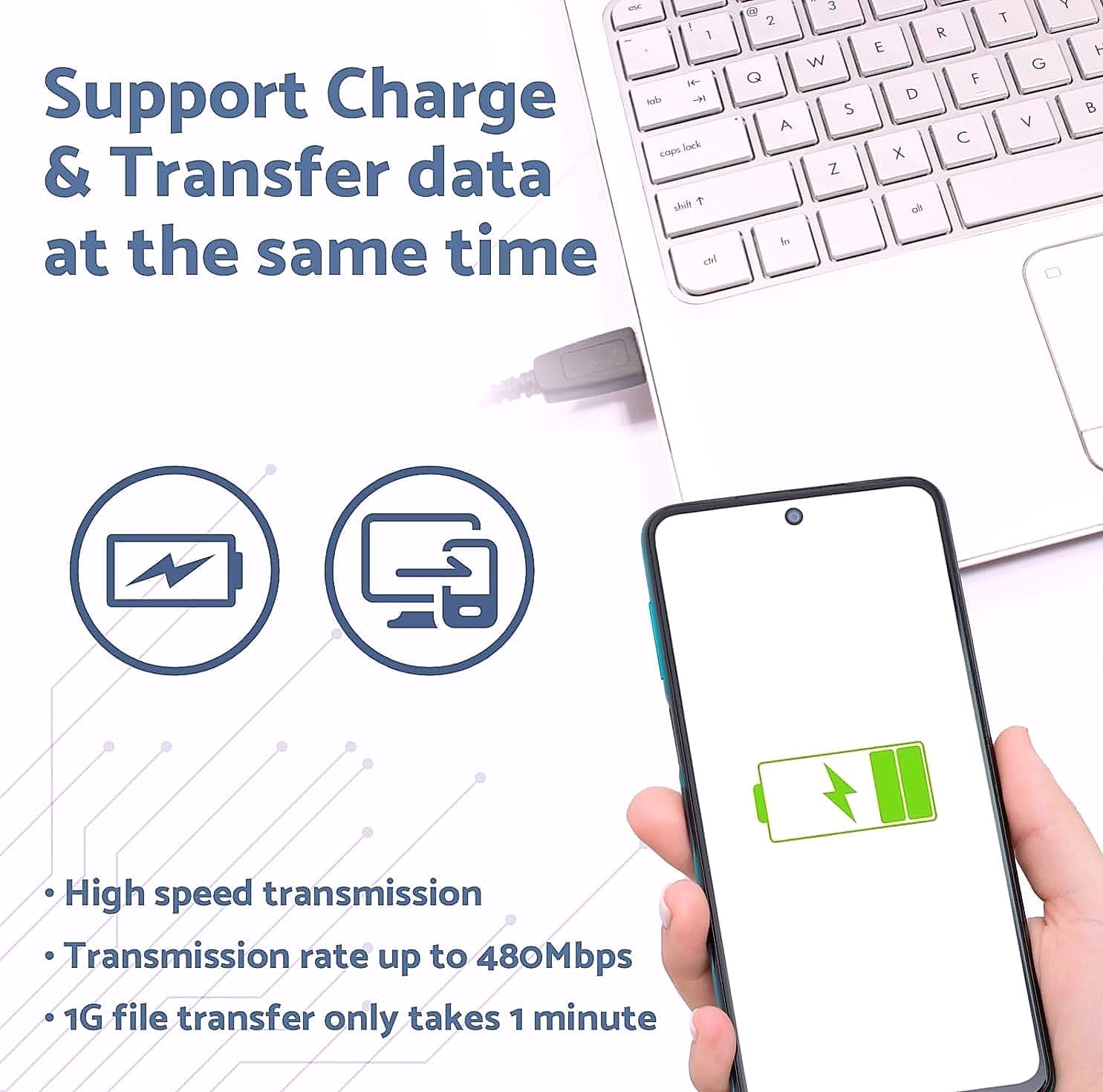 Belcompany USB C to Lightning Adapter 2 Pack, 35W Fast Charging